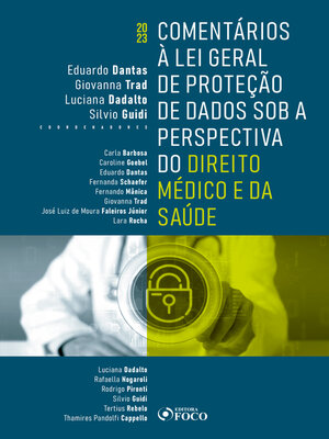 cover image of Comentários à Lei Geral de Proteção de Dados